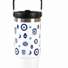 Midnight Nazar Tumbler – Evil Eye Insulated Travel Mug (Black Edition)
