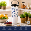 Midnight Nazar Tumbler – Evil Eye Insulated Travel Mug (Black Edition)