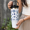 Midnight Nazar Tumbler – Evil Eye Insulated Travel Mug (Black Edition)