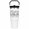 Minimalist Wildflower Travel Tumbler