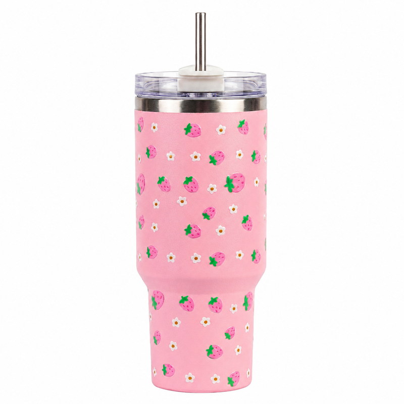Strawberry Dream Stainless Steel Tumbler