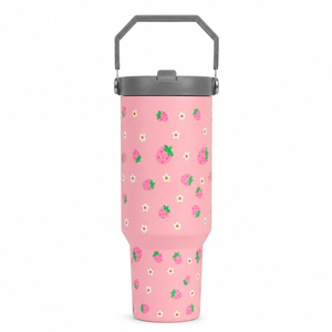 Cozy Strawberry Printed Tumbler