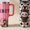 Cute Character Insulated Tumbler with Straw & Handle