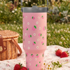 Cozy Strawberry Printed Tumbler
