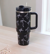 Black Bow Aesthetic Travel Tumbler