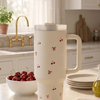 Minimal Cherry Coquette Travel Tumbler