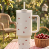 Minimal Cherry Coquette Travel Tumbler