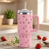 Strawberry Dream Stainless Steel Tumbler