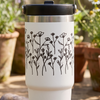 Minimalist Wildflower Travel Tumbler