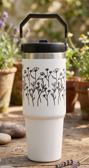Floral Line Art