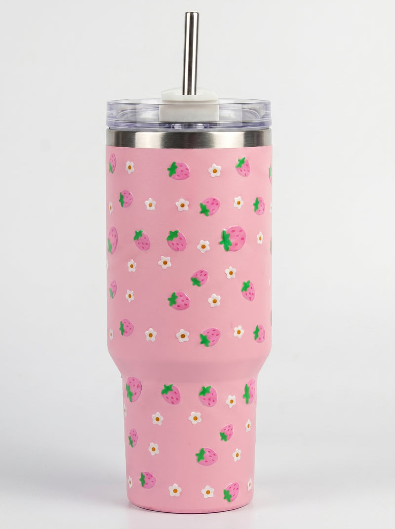 Strawberry Dream Stainless Steel Tumbler