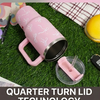 Pink Bow Aesthetic Travel Tumbler